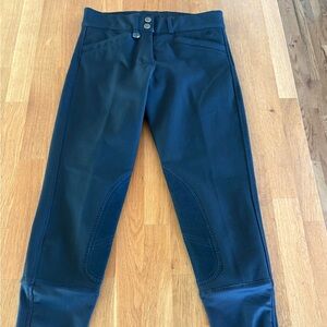 Ovation 'Celebrity' Euroweave DX Breeches in Black Equestrian Pants Size 26R